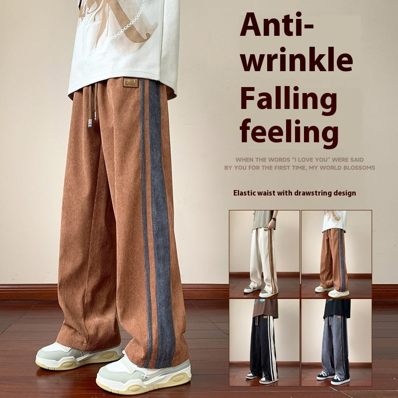 Loose Leisure Corduroy Fashion Men's Trousers