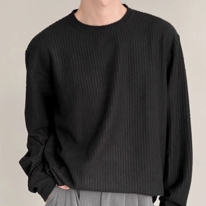 Men's Autumn Loose Casual Bottoming Shirt