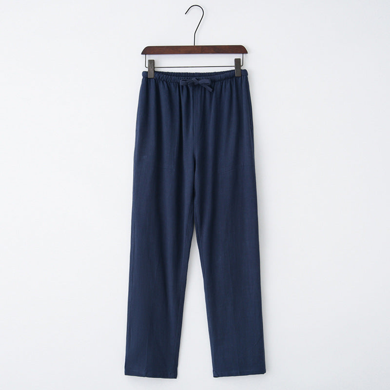 Linen Casual Pants Oversized Pants Male