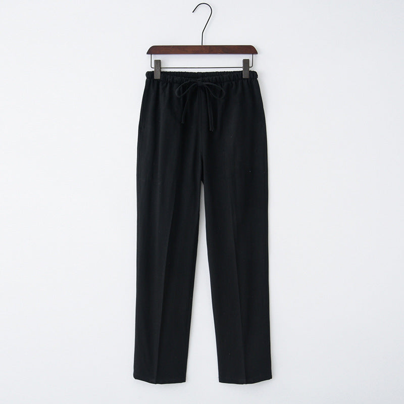 Linen Casual Pants Oversized Pants Male