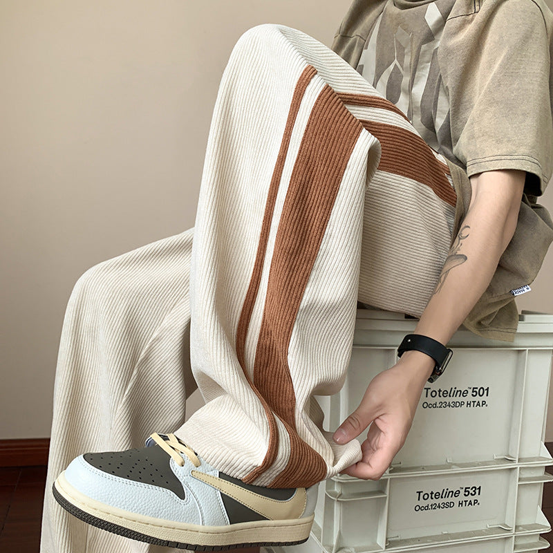 Loose Leisure Corduroy Fashion Men's Trousers