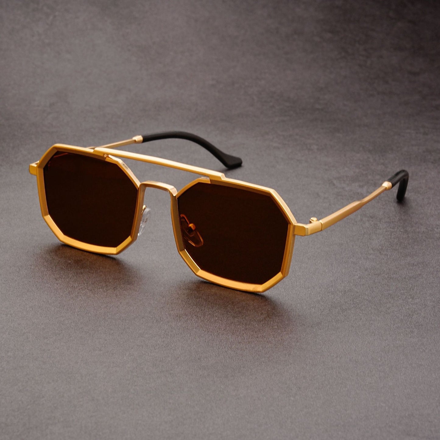 European And American Saibo Future Punk Double Beam Sunglasses