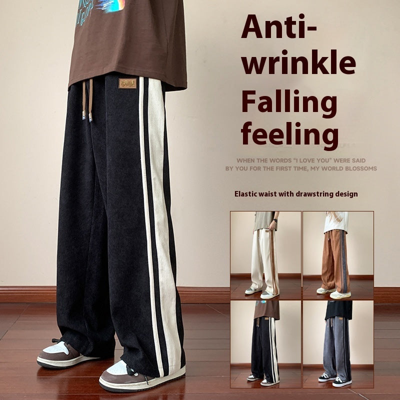 Loose Leisure Corduroy Fashion Men's Trousers