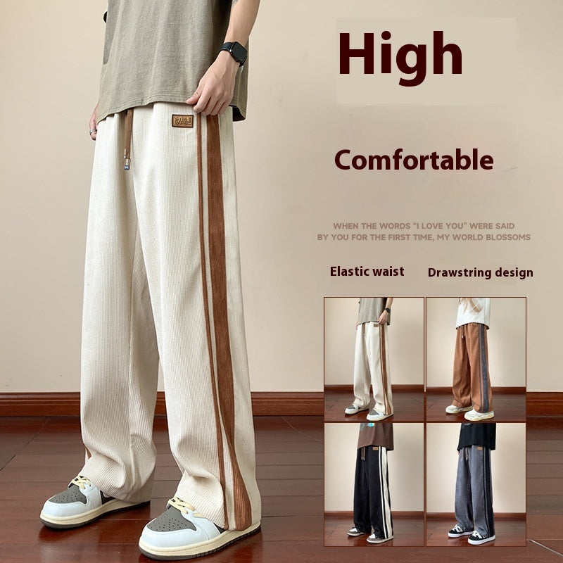 Loose Leisure Corduroy Fashion Men's Trousers